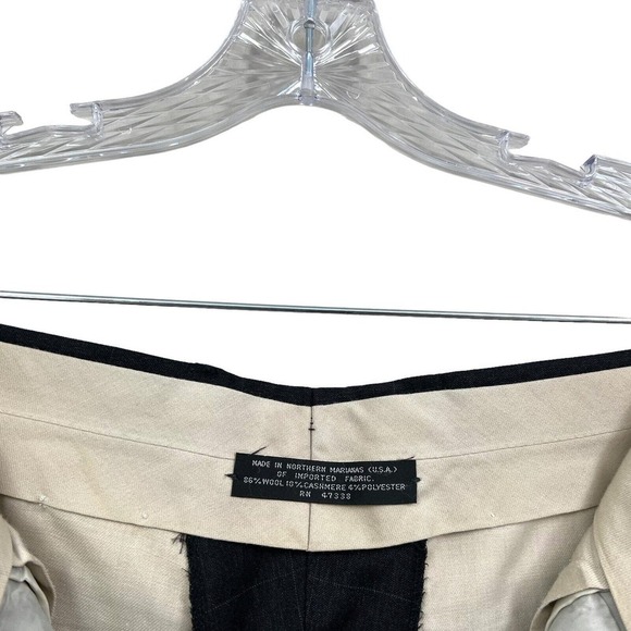 Albert Nipon Lord & Taylor 2 Pcs Suit 3 Button Gray Window Pane Men‎ Size 40L - Picture 11 of 13